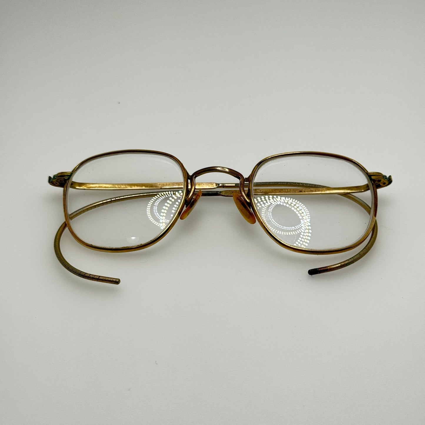 American Optical Eyeglasses Eye Glasses Frames AO 1/10 - 12k GF 6 3/4 Read Desc