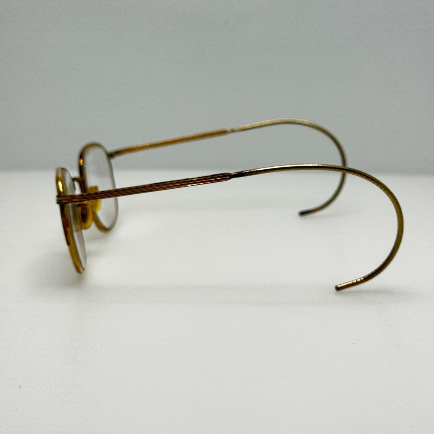 American Optical Eyeglasses Eye Glasses Frames AO 1/10 - 12k GF 6 3/4 Read Desc