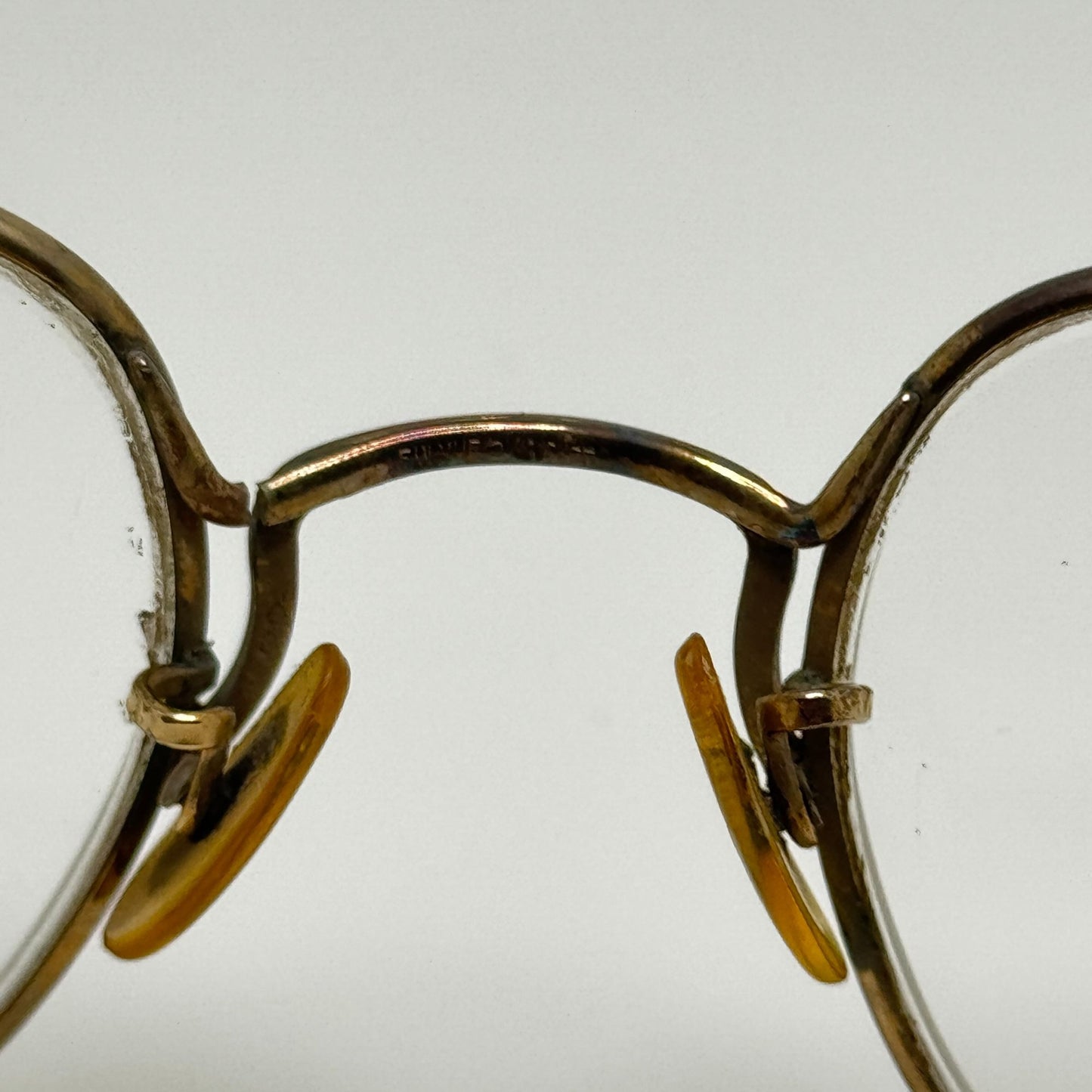 American Optical Eyeglasses Eye Glasses Frames AO 1/10 - 12k GF 6 3/4 Read Desc