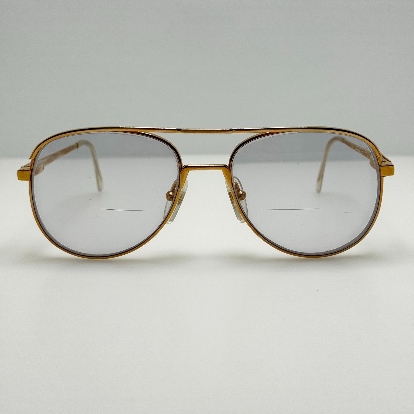 American Optical Eyeglasses Eye Glasses Frames EX590 Gold Z87 56-18-140