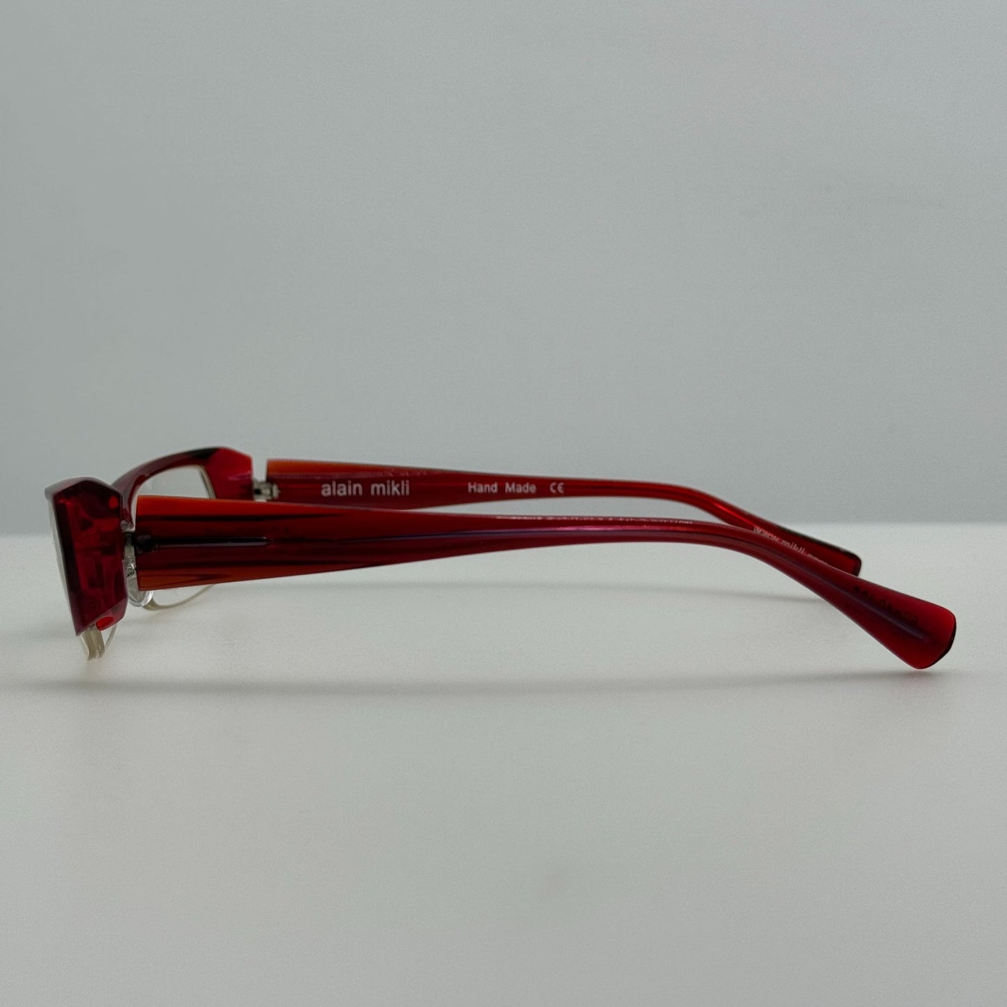 Alain Mikli Eyeglasses Eye Glasses Frames A0636 13 Red 52-16-135