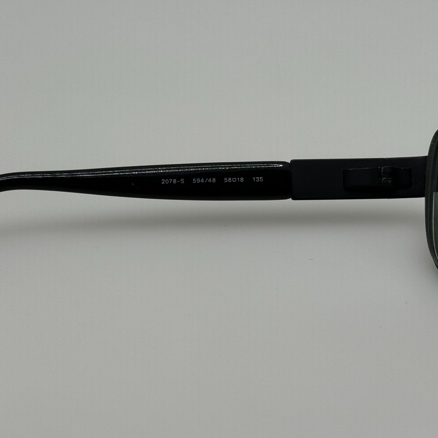 Persol Eyeglasses Eye Glasses Frames 2078-S 594/48 Italy Black 58-18-135