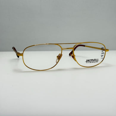 Luxottica Eyeglasses Eye Glasses Frames Titanium 1038 GP 53-17-135