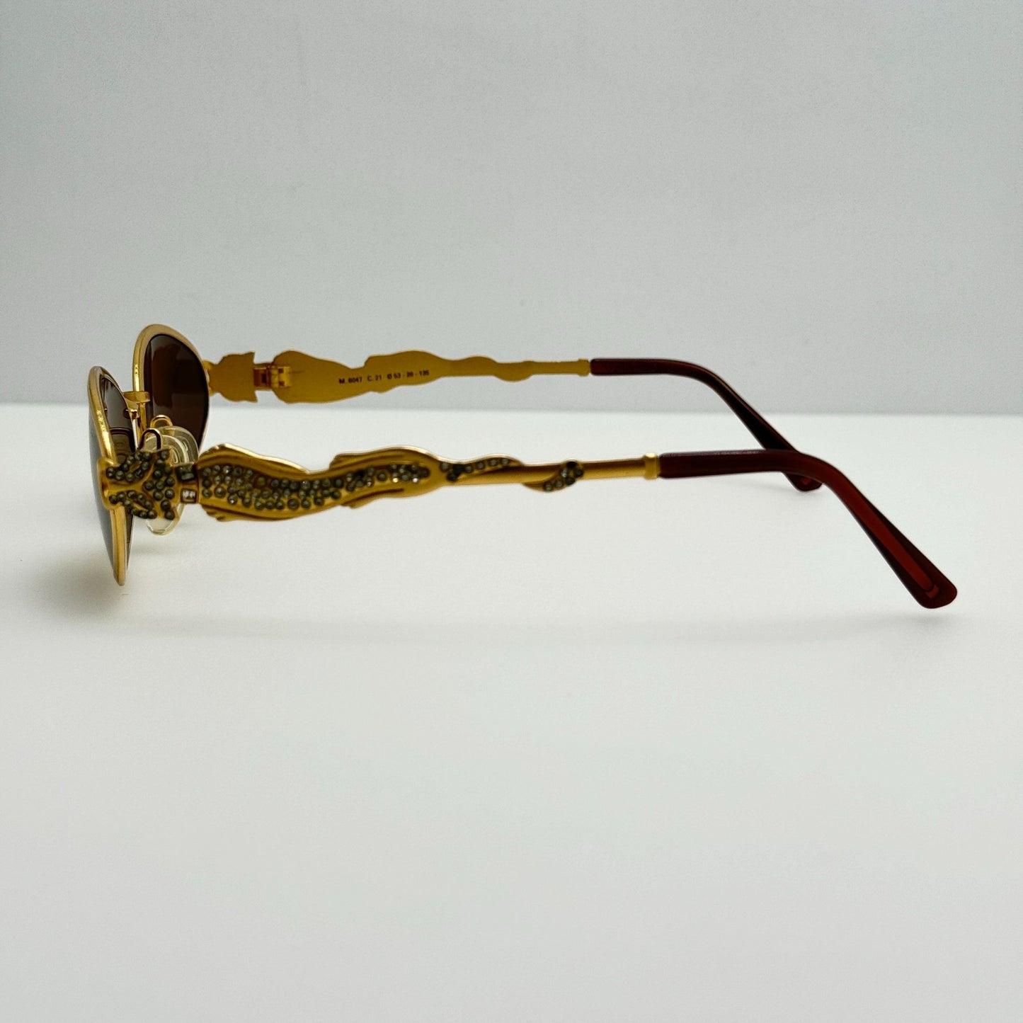 Caviar Sunglasses 6047 C 21 53-20-135 Champagne Series Vintage Retro