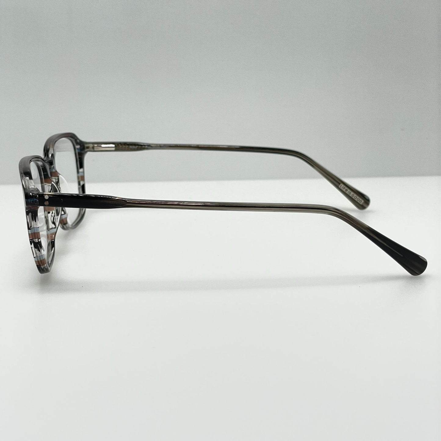 Life Is Good Eyeglasses Eye Glasses Frames Rhea Grey Stripe 53-19-145