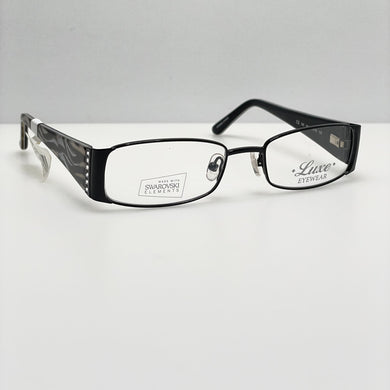 Luxe Eyeglasses Eye Glasses Frames 335 001 51-18-135 Swarovski