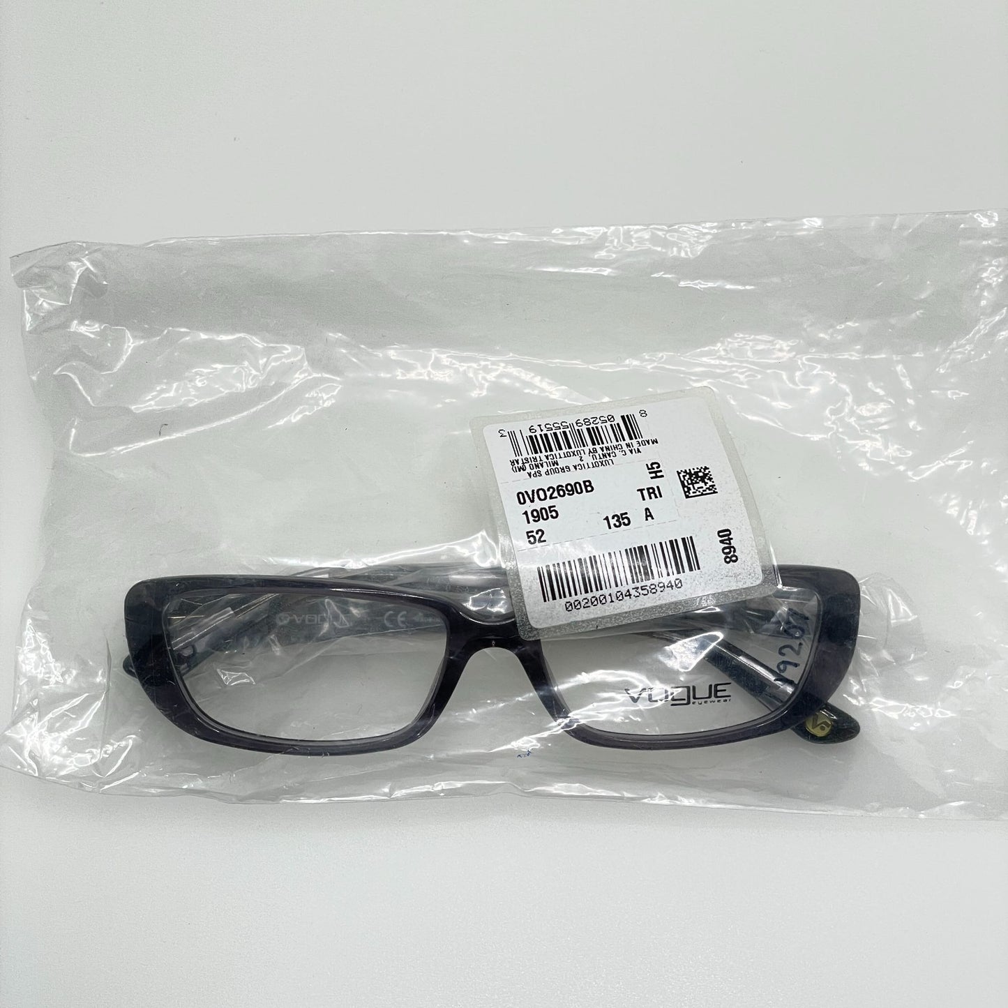 Vogue Eyeglasses Eye Glasses Frames VO 2690-B 1905 52-15-135