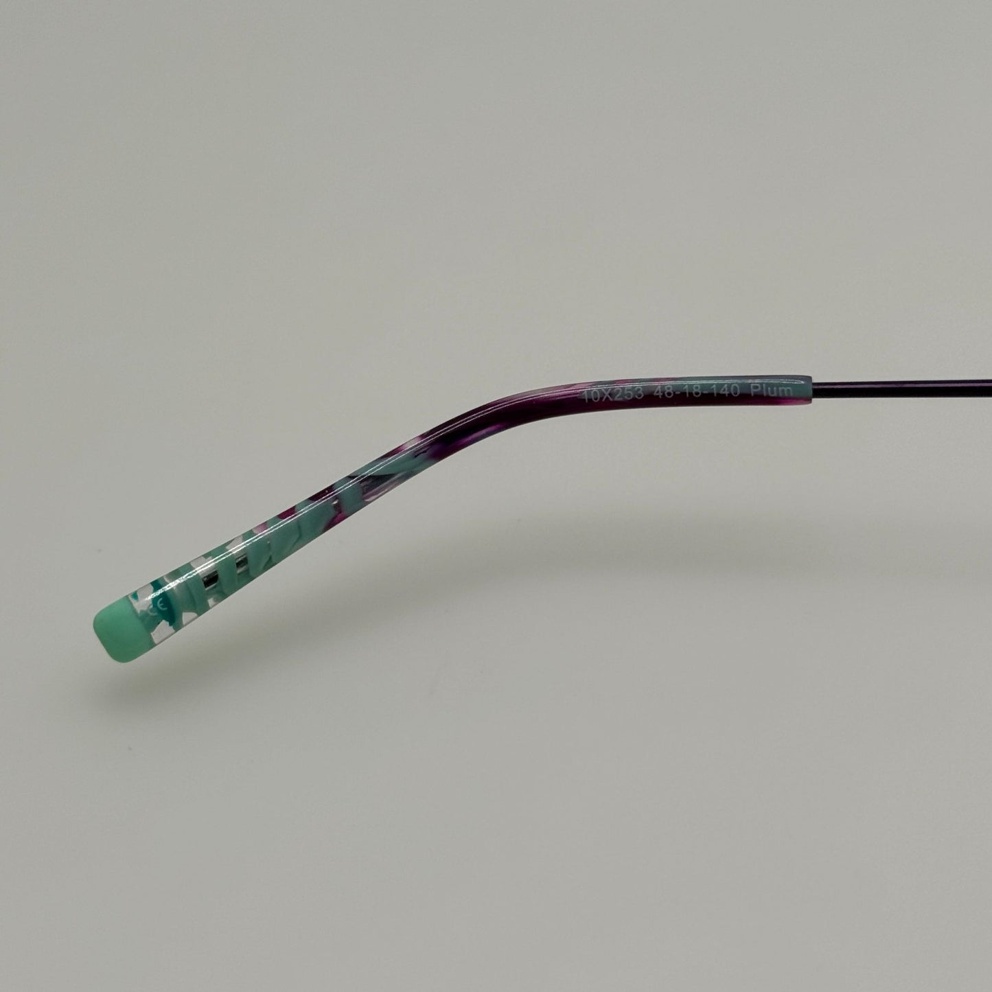 Fashiontabulous Eyeglasses Eye Glasses Frames 10X253 Plum 48-18-140