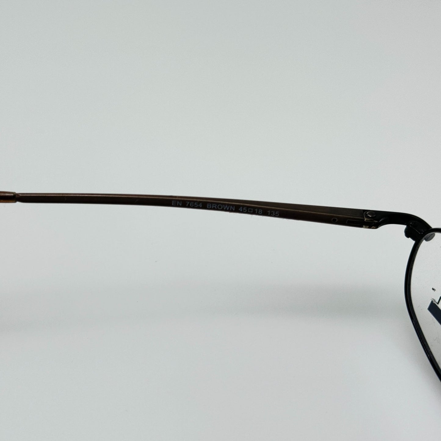 Essentials Eyeglasses Eye Glasses Frames EN 7654 Brown 45-18-135 Youth Kids