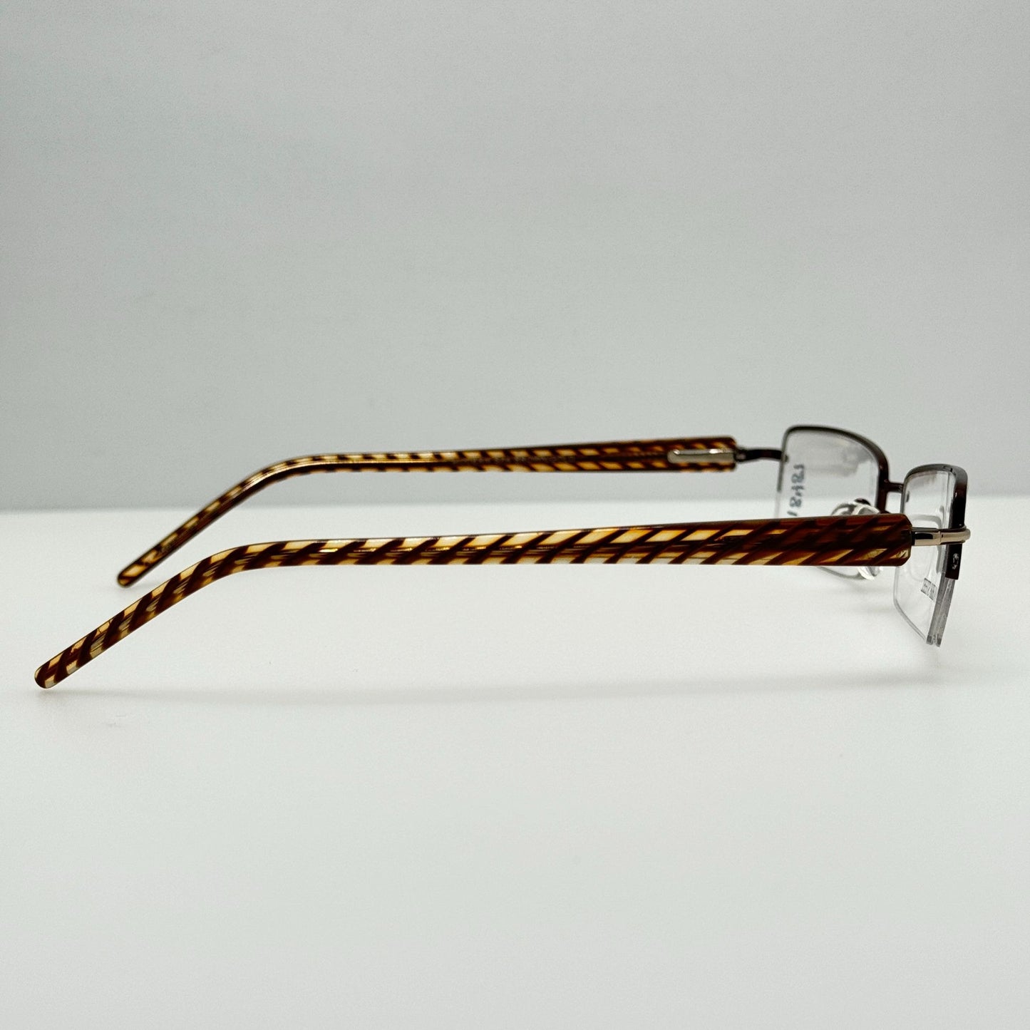 Genevieve Eyeglasses Eye Glasses Frames Spa Brown Gold 56-19-150