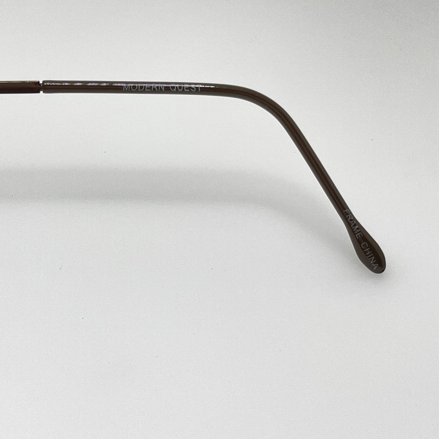 Modern Eyeglasses Eye Glasses Frames Quest Brown 47-17-135 Kids Youth