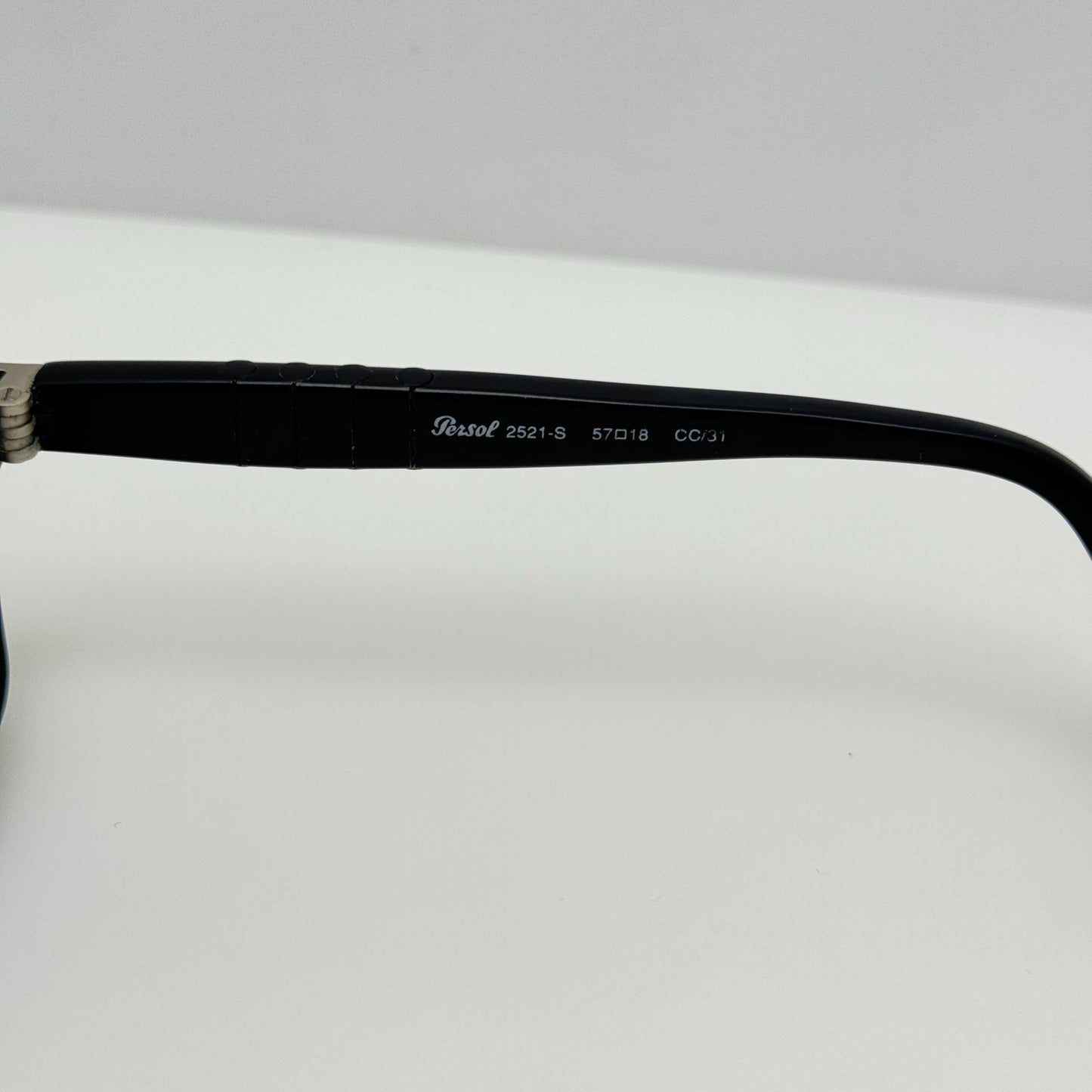 Persol Eyeglasses Eye Glasses Frames 2521-S CC/31 Black 57-18-130