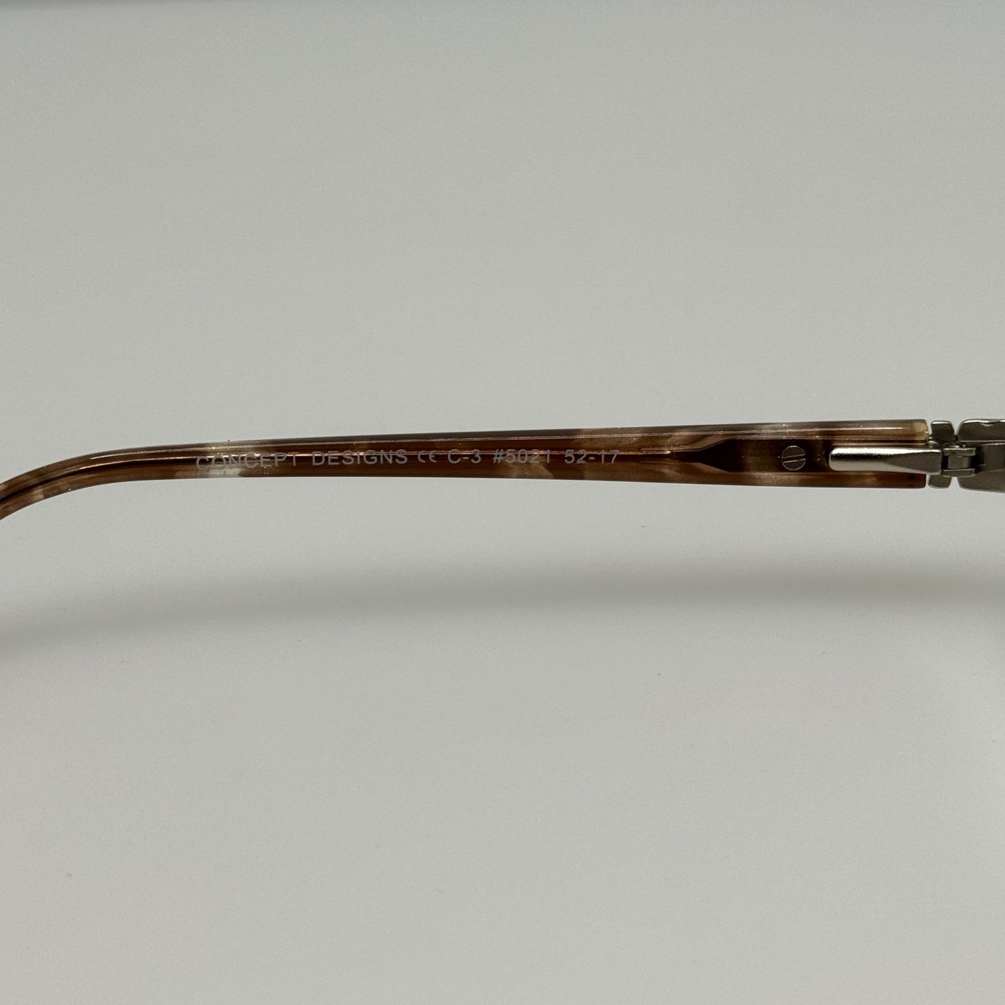 Concept Designs Eyeglasses Eye Glasses Frames 5021 C-3 Gold 52-17-135