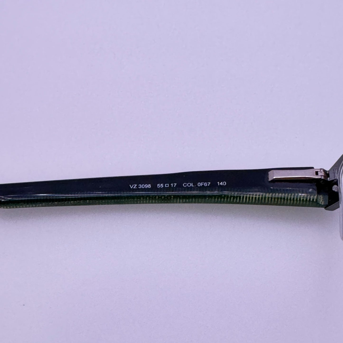 Ermenegildo Zegna Eyeglasses Eye Glasses Frames VZ 3098 55-17-140 Col 0F67