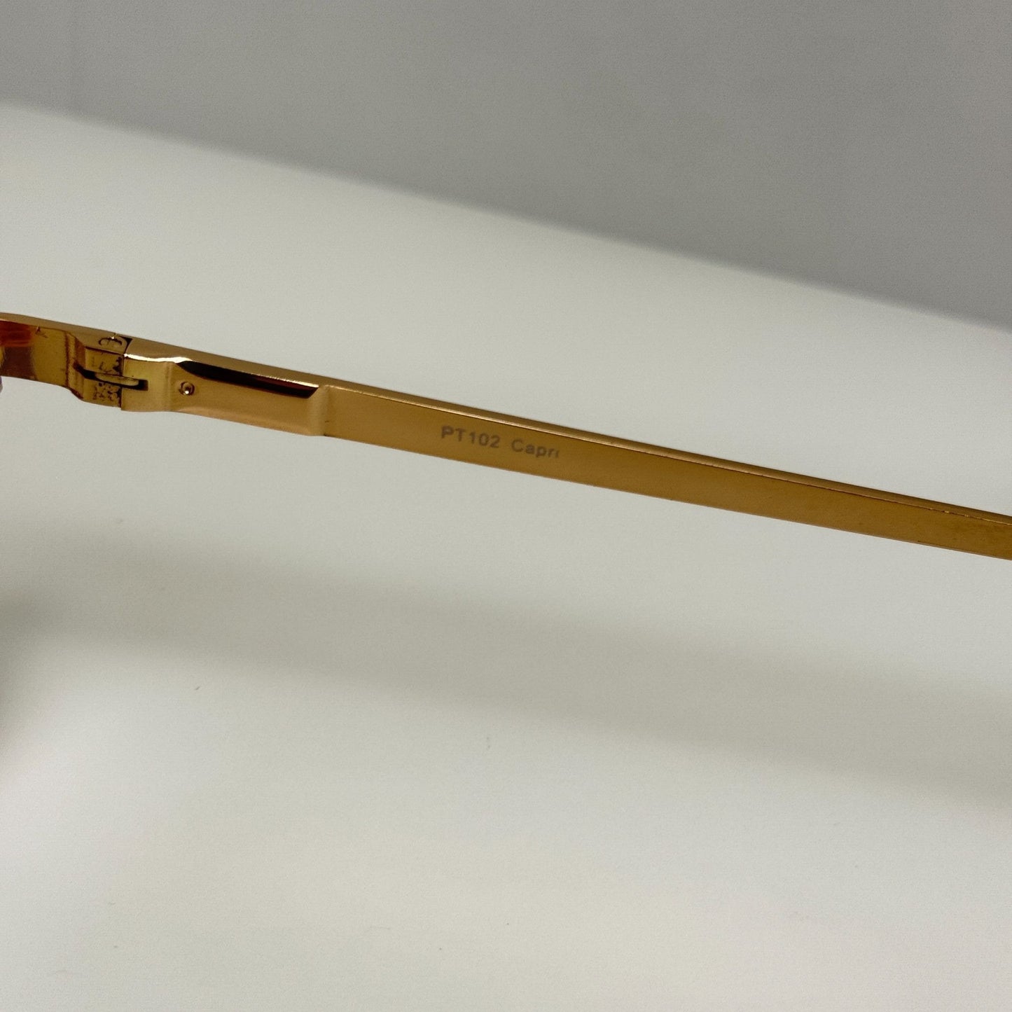 Capri PT 102 Gold Eyeglasses Eye Glasses Frames 57-16-150
