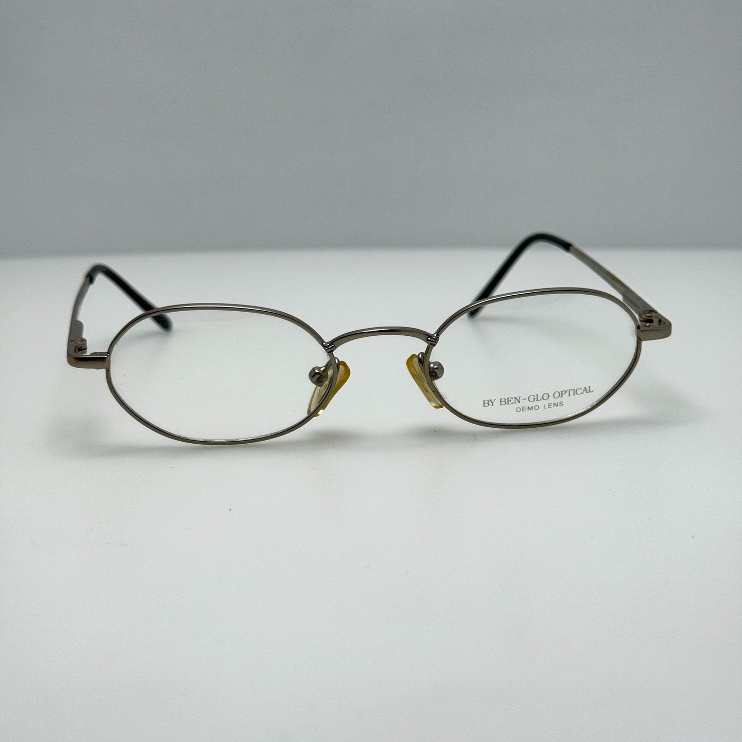 Ben-Glo Optical B G Parisan 30 Silver Eye Glasses Eyeglasses Frames 46-18-140