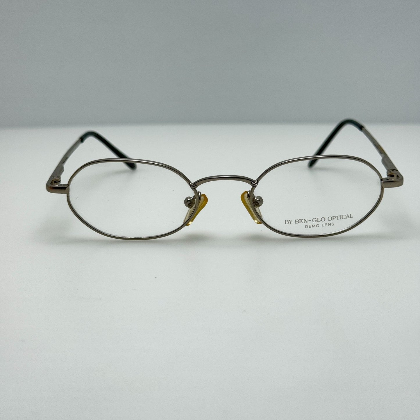 Ben-Glo Optical B G Parisan 30 Silver Eye Glasses Eyeglasses Frames 46-18-140