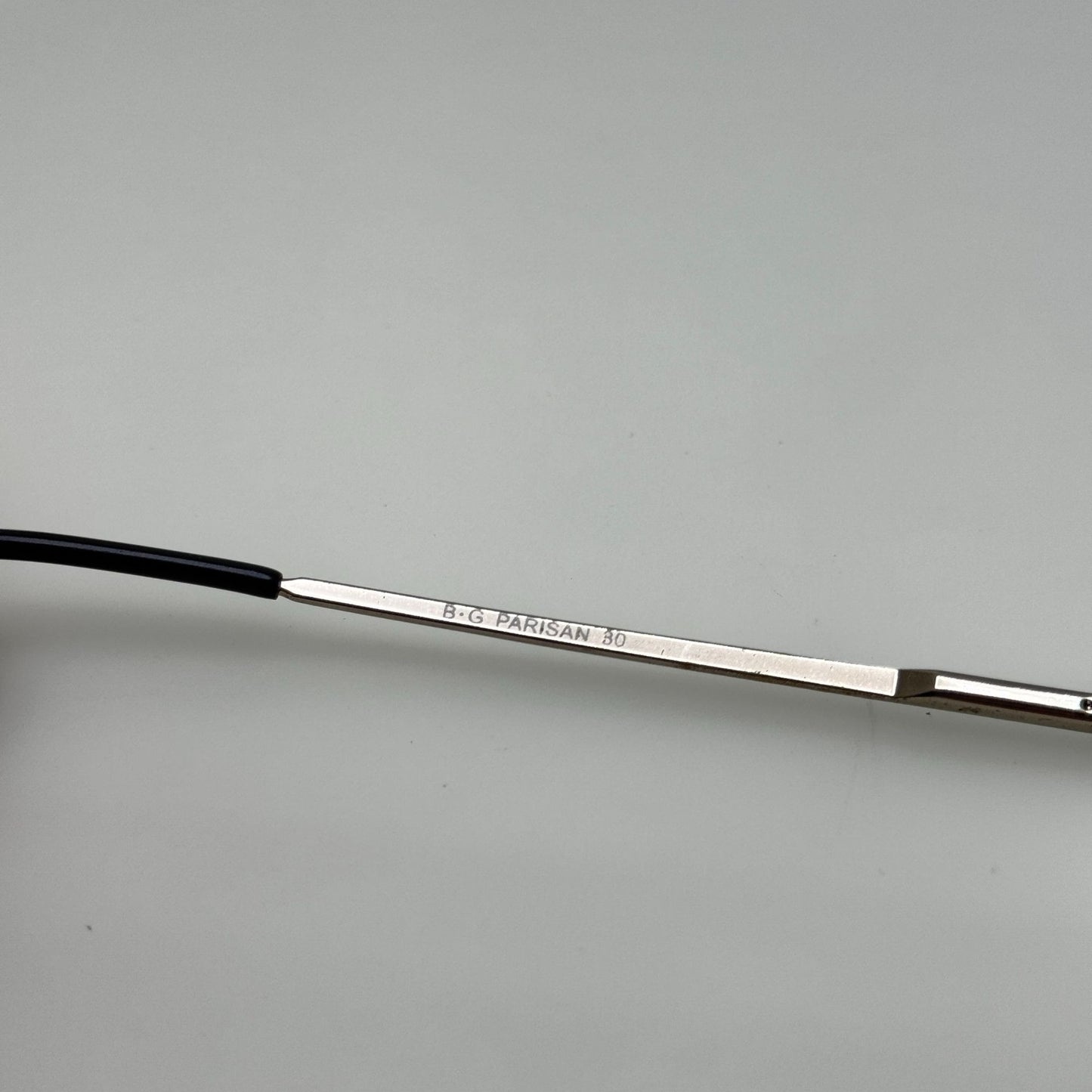 Ben-Glo Optical B G Parisan 30 Silver Eye Glasses Eyeglasses Frames 46-18-140