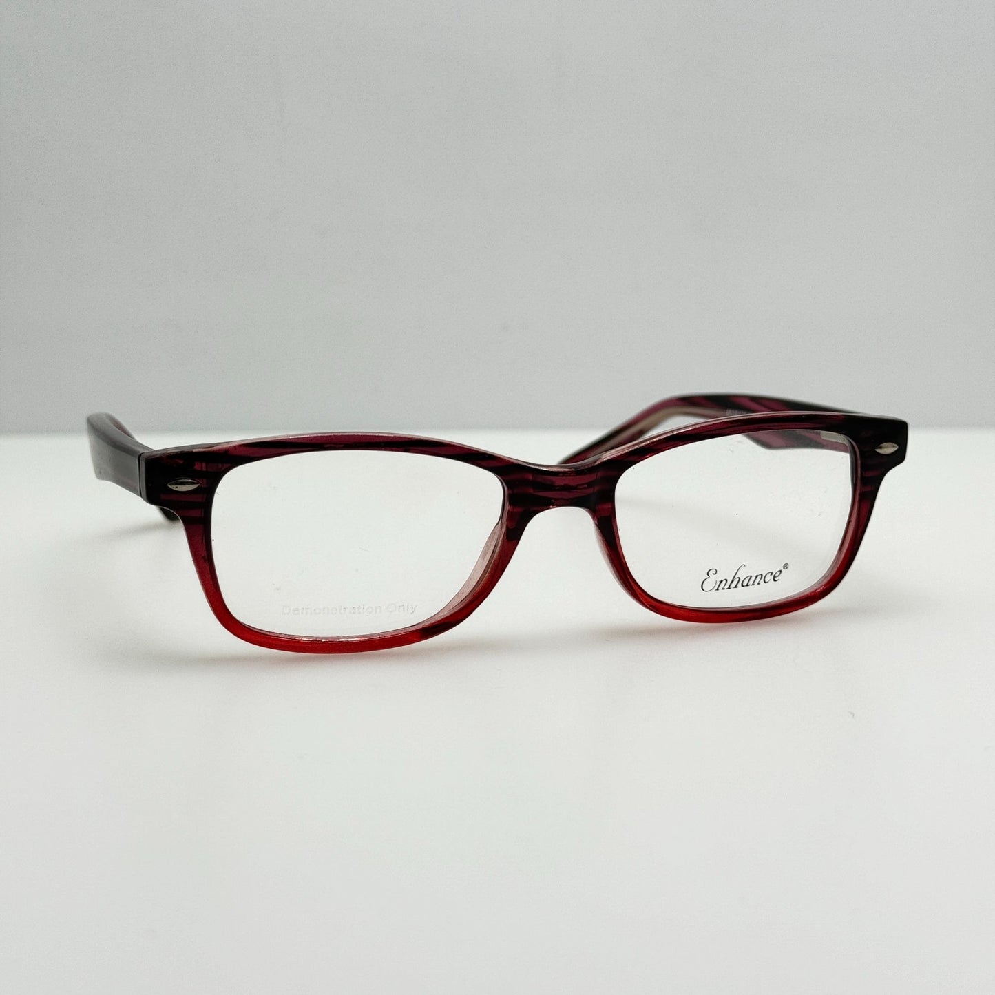 Enhance Eyeglasses Eye Glasses Frames 3928 Burgundy 45-16-130