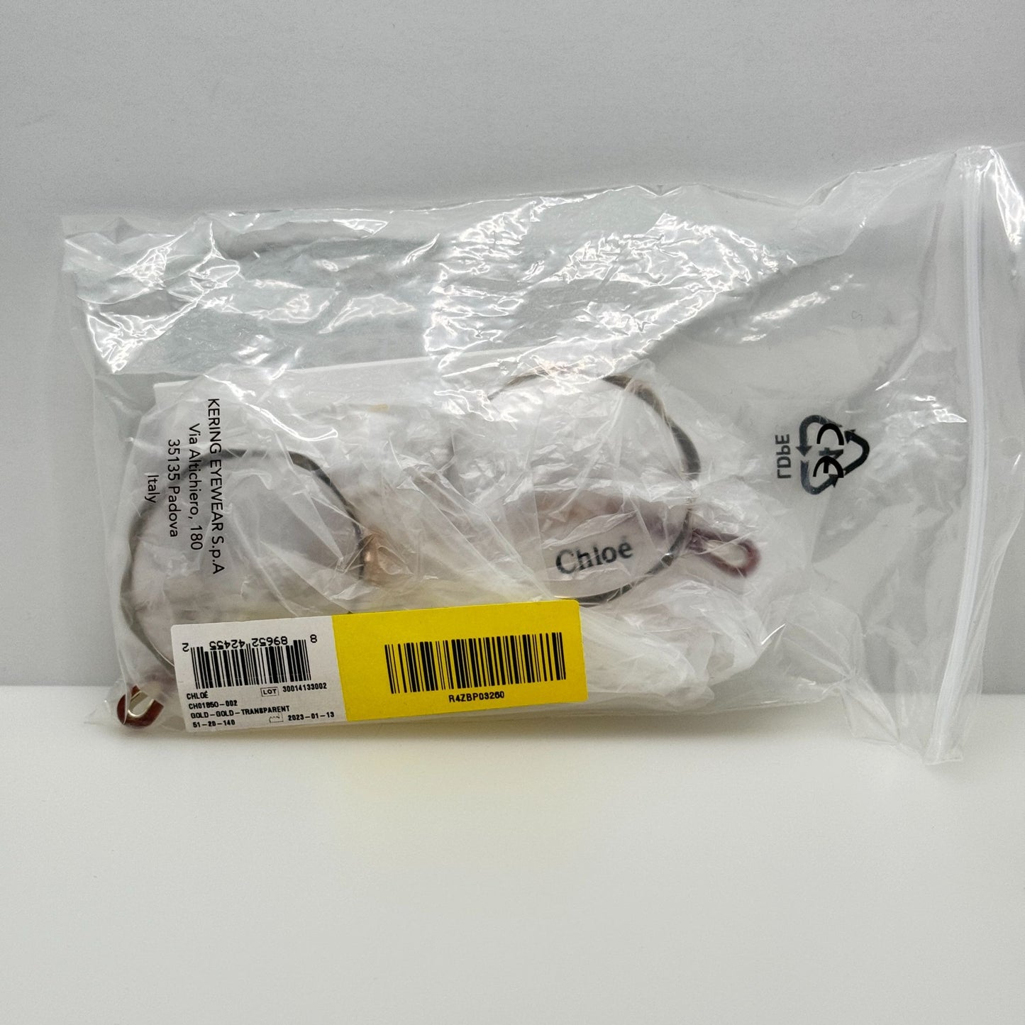 Chloe Eyeglasses Eye Glasses Frames CH0185O 002 51-20-140 Italy