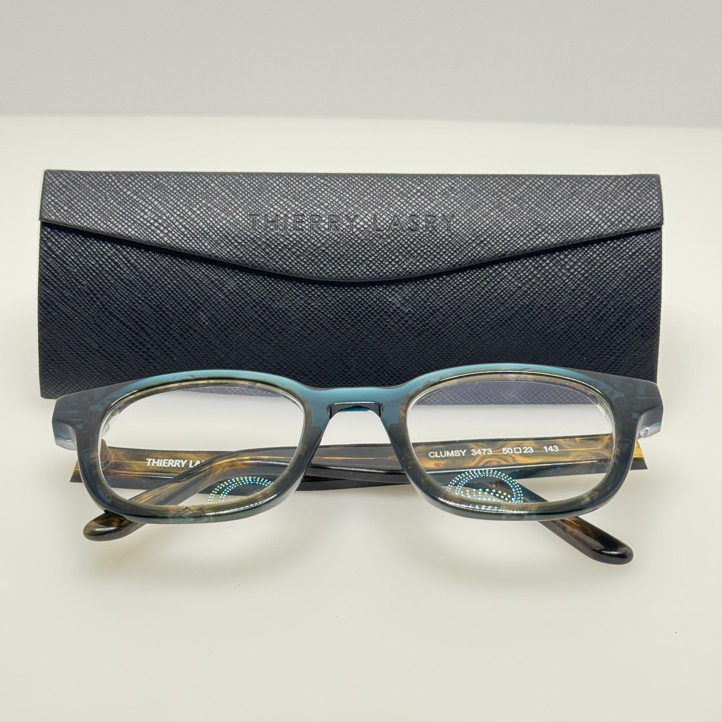 Thierry Lasry Eyeglasses Eye Glasses Frames Clumsy 3473 France W/ Case 50-23-143