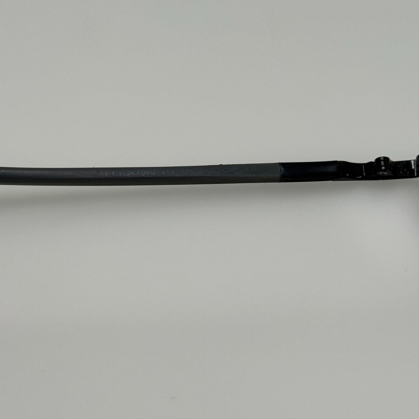 Flexon Eyeglasses Eye Glasses Frames 458 Black Chrome Marchon 51-18-135