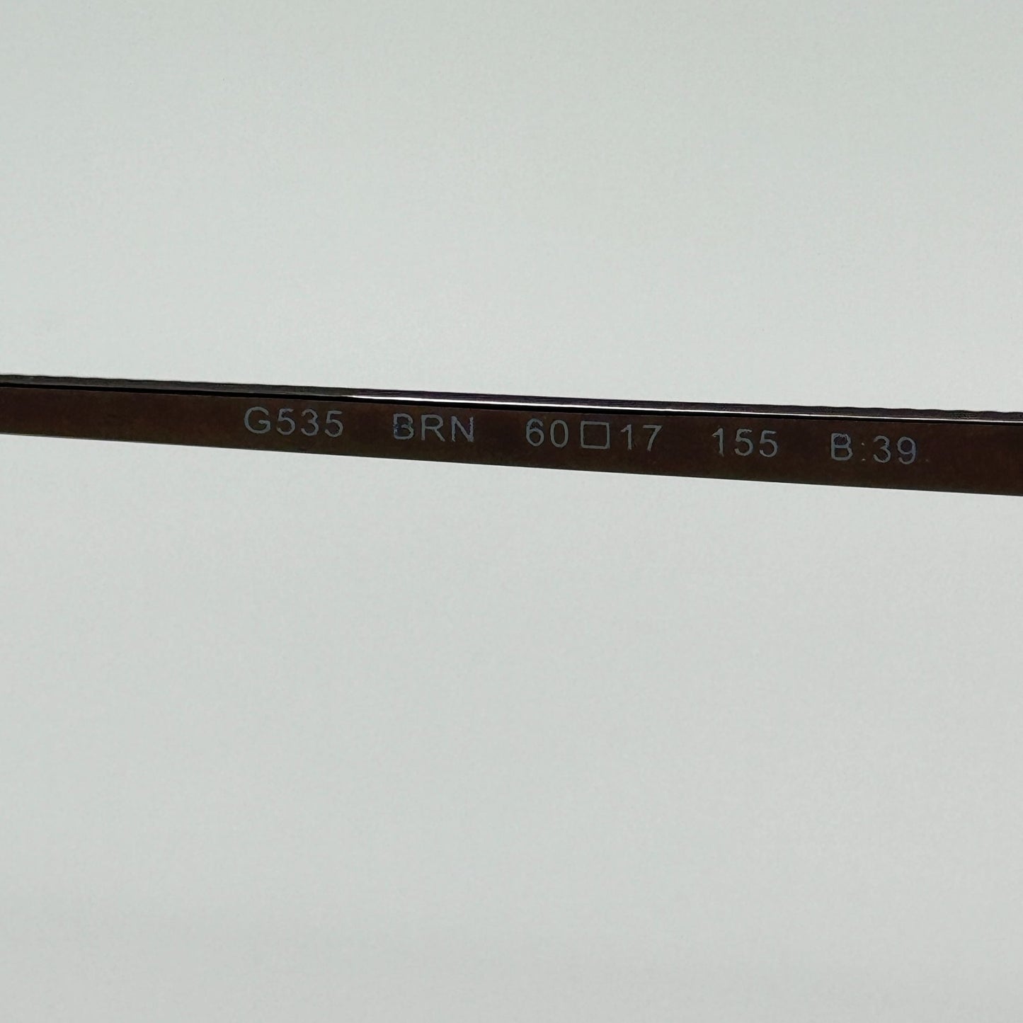 Geoffrey Beene Eyeglasses Eye Glasses Frames G535 60-17-155 BRN
