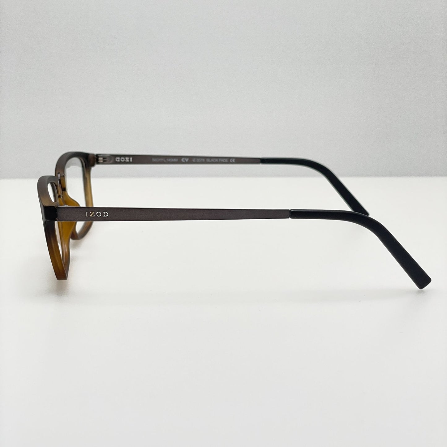 Izod Eyeglasses Eye Glasses Frames 2078 Black Fade 52-17-145