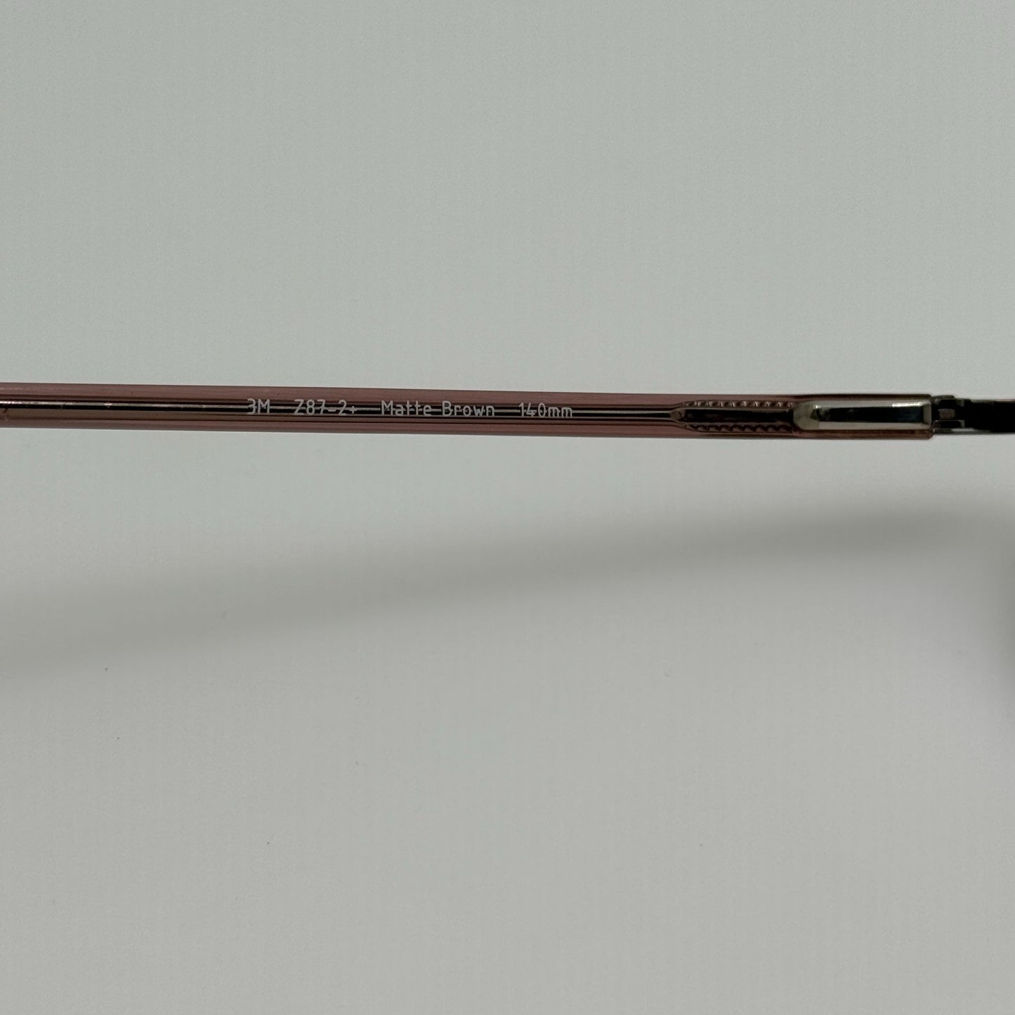 3M Eyeglasses Eye Glasses Frames DP 720 Z87-2 Matte Brown EN166F 51-19-140