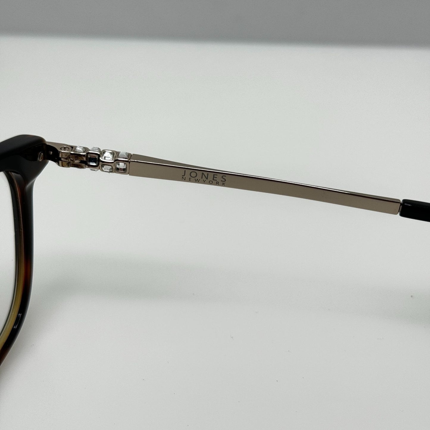 Jones New York Eyeglasses Eye Glasses Frames J780 Brown Horn 56-15-140