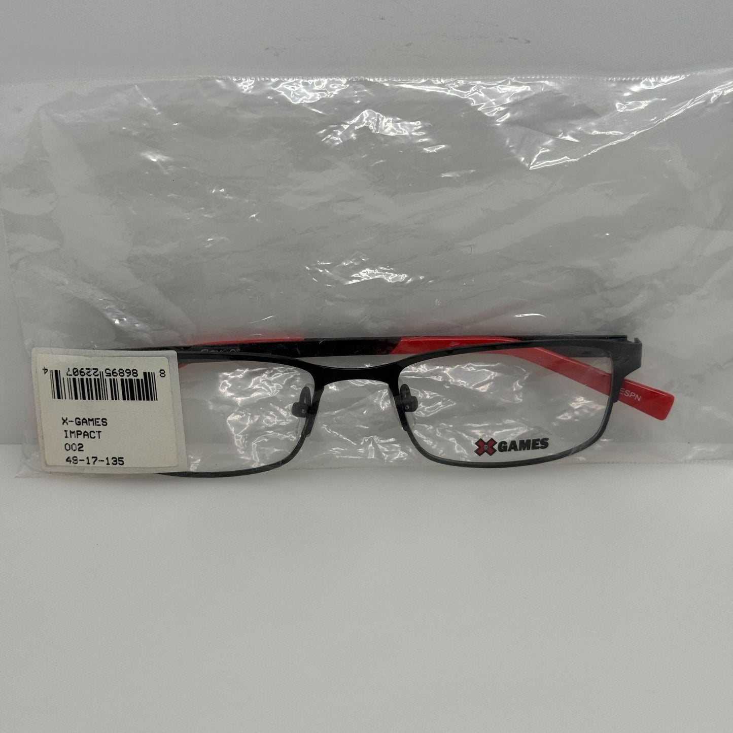 X Games Eyewear Eyeglasses Eye Glasses Frames Impact 002 Flexon 49-17-135