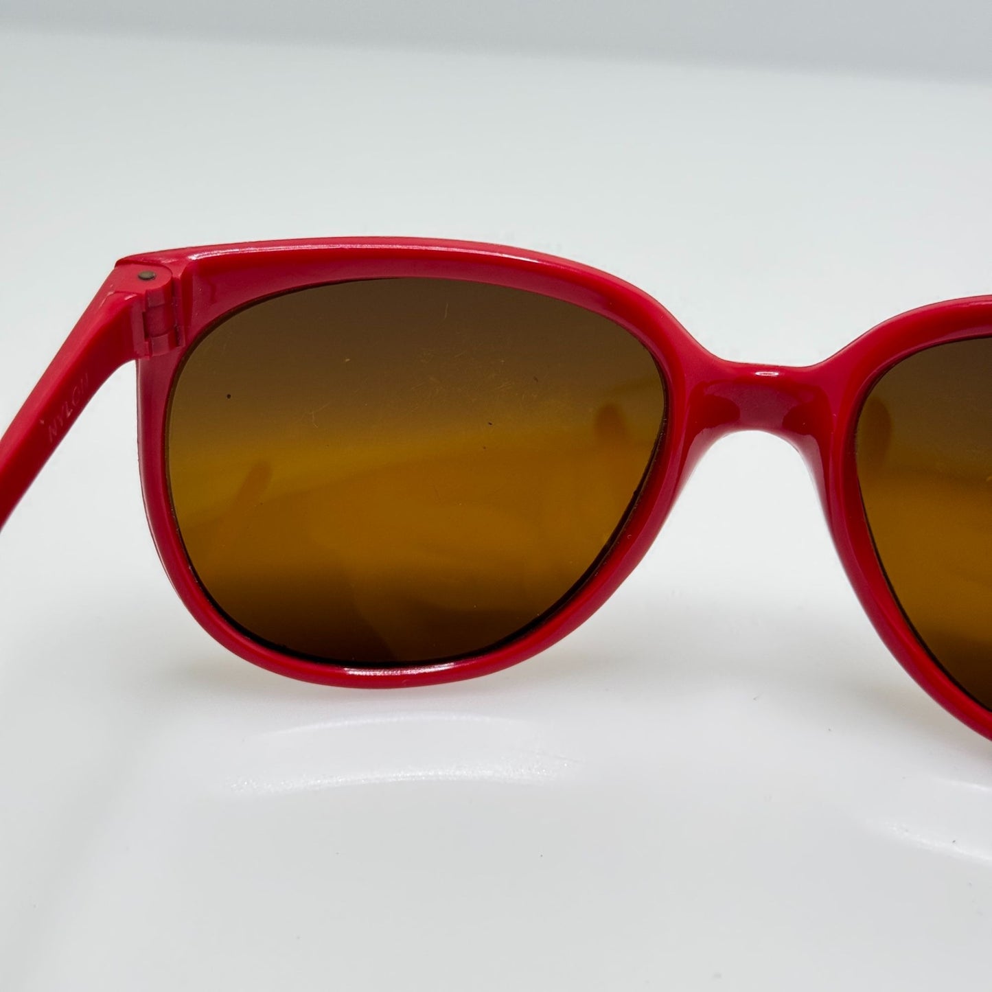 Unbranded Sunglasses Vintage Retro Nylon Brevete France Red