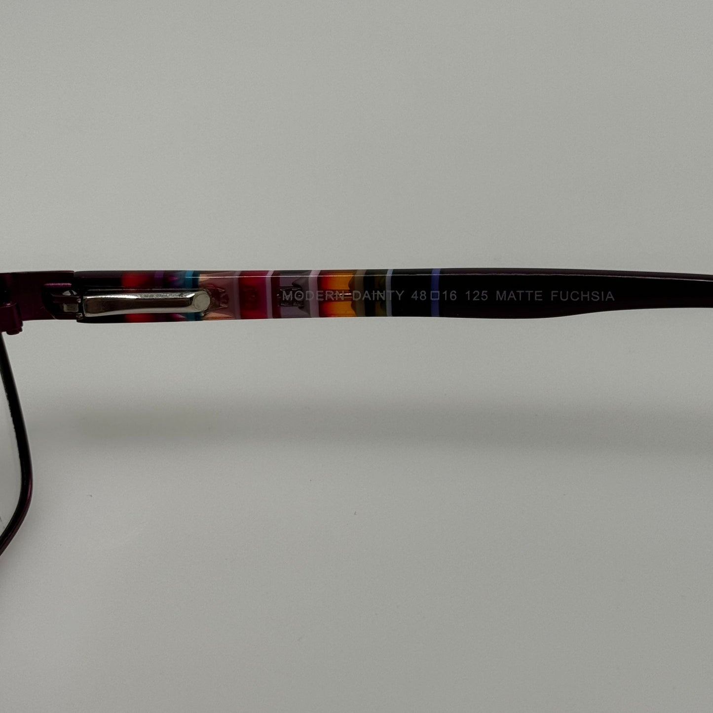 Modz Eyeglasses Eye Glasses Frames Modern Dainty Matte Fuschia Kids 48-16-125