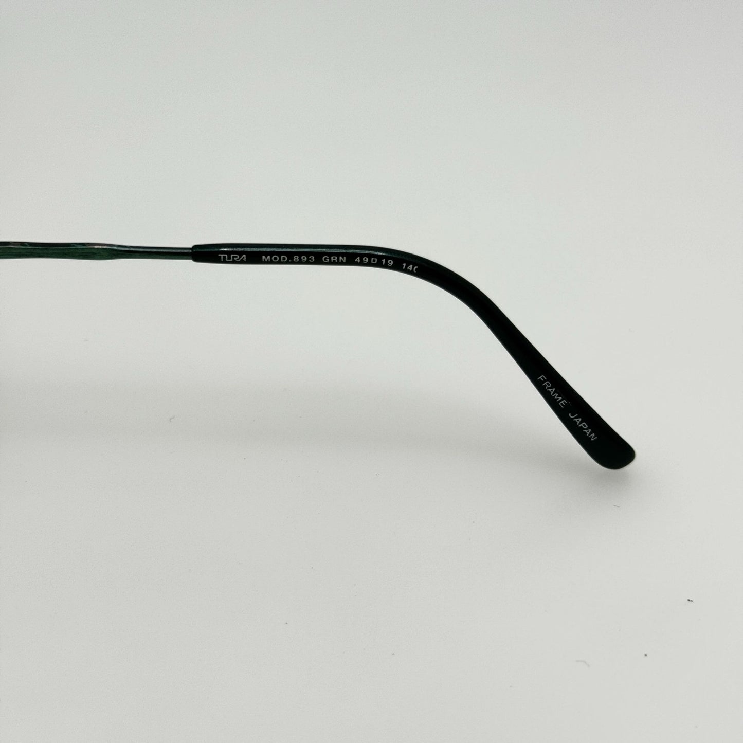 Tura Eyeglasses Eye Glasses Frames 893 GRN Textures Japan 49-19-140