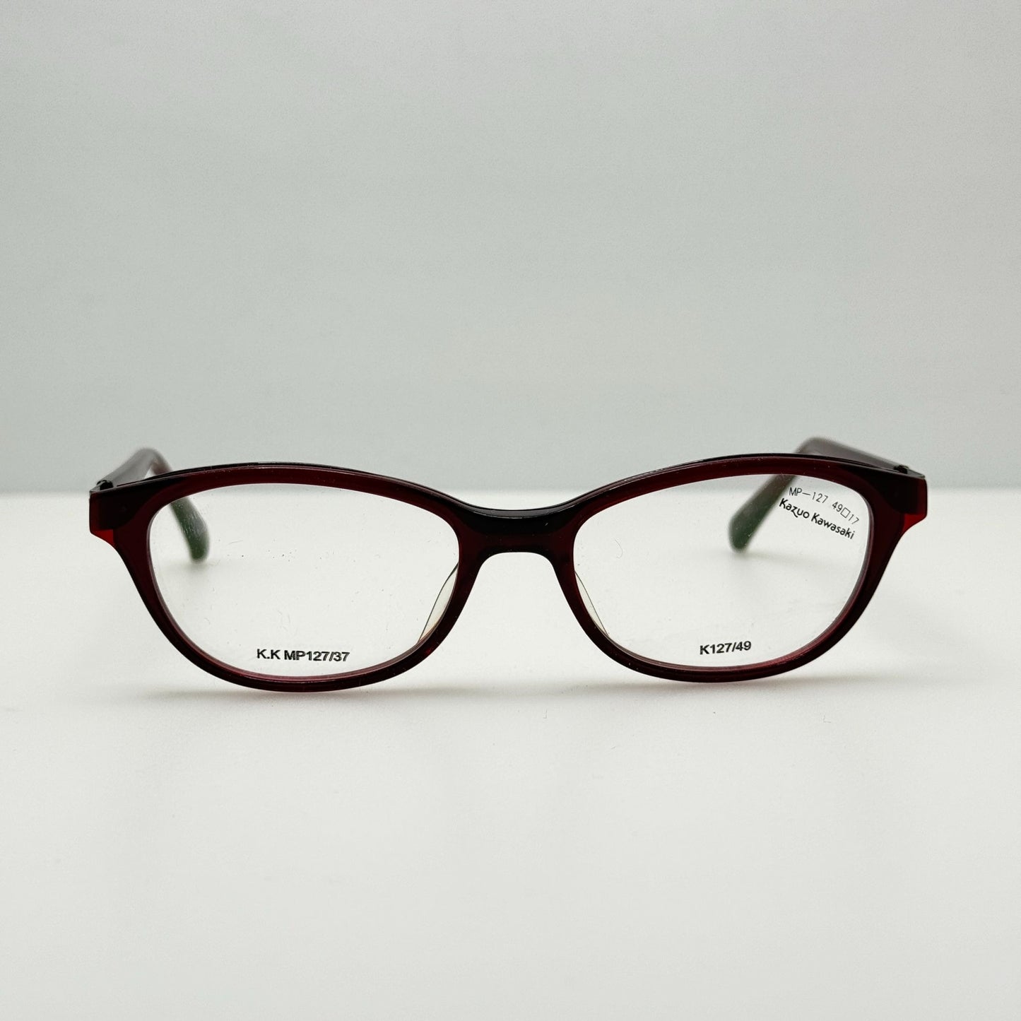 Kazuo Kawasaki Eyeglasses Eye Glasses Frames MP 127 Titan 49-17-135 Japan