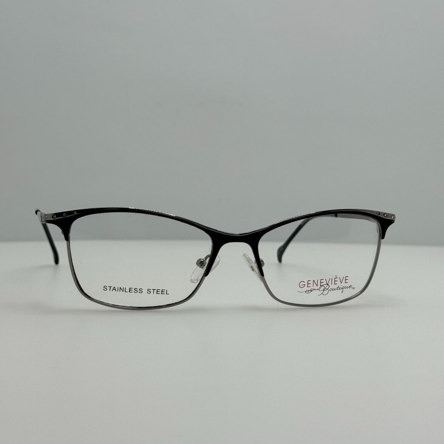 Genevieve Eyeglasses Eye Glasses Frames Disguise Matte Black Gunmetal 51-15-135