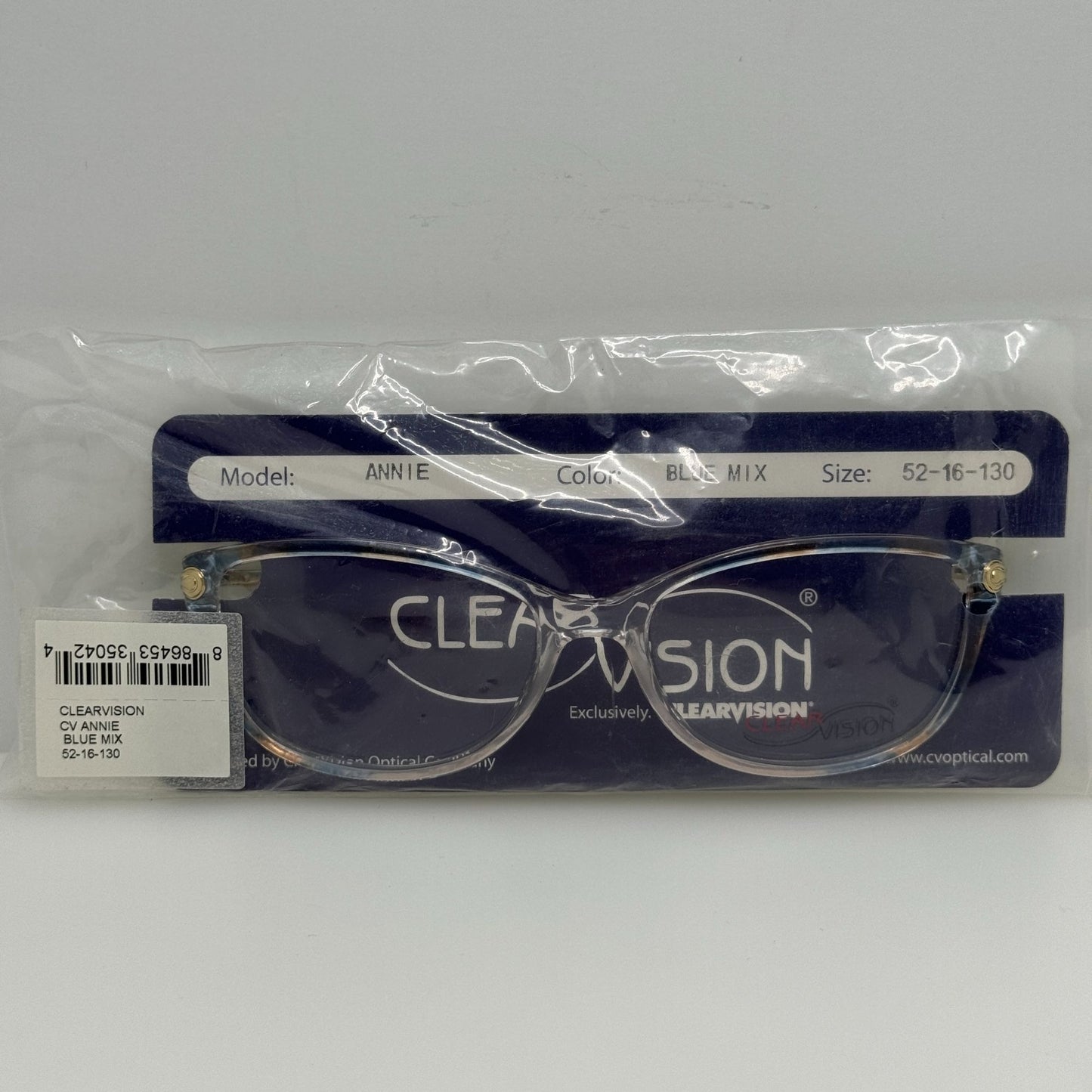 Clear Vision Eyeglasses Eye Glasses Frames Annie Blue Mix 52-16-130
