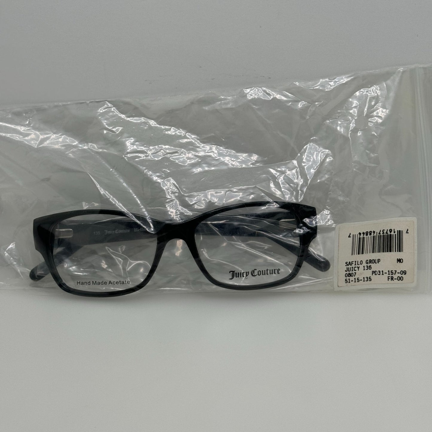 Juicy Couture Eyeglasses Eye Glasses Frames JU136 0807 51-15-135