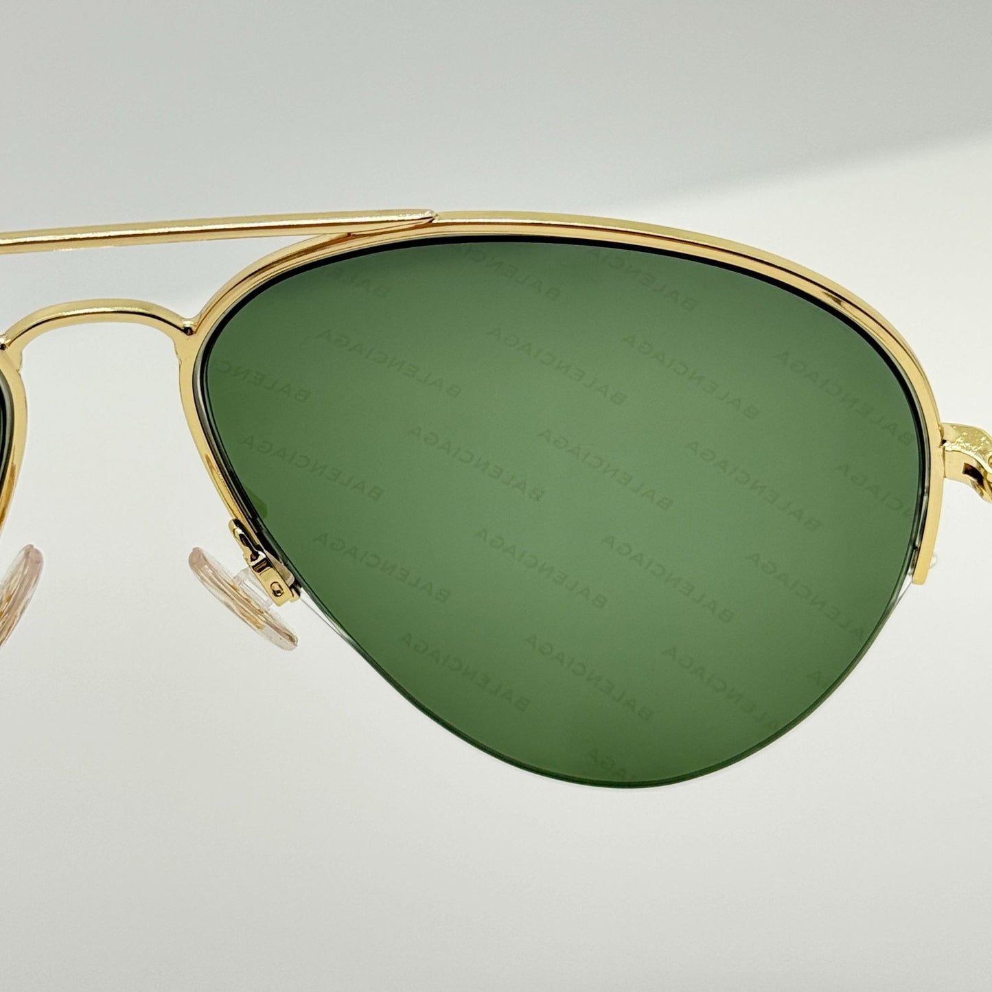 Balenciaga Sunglasses BA 125 28N 58-14-145 Italy Aviator Pilot