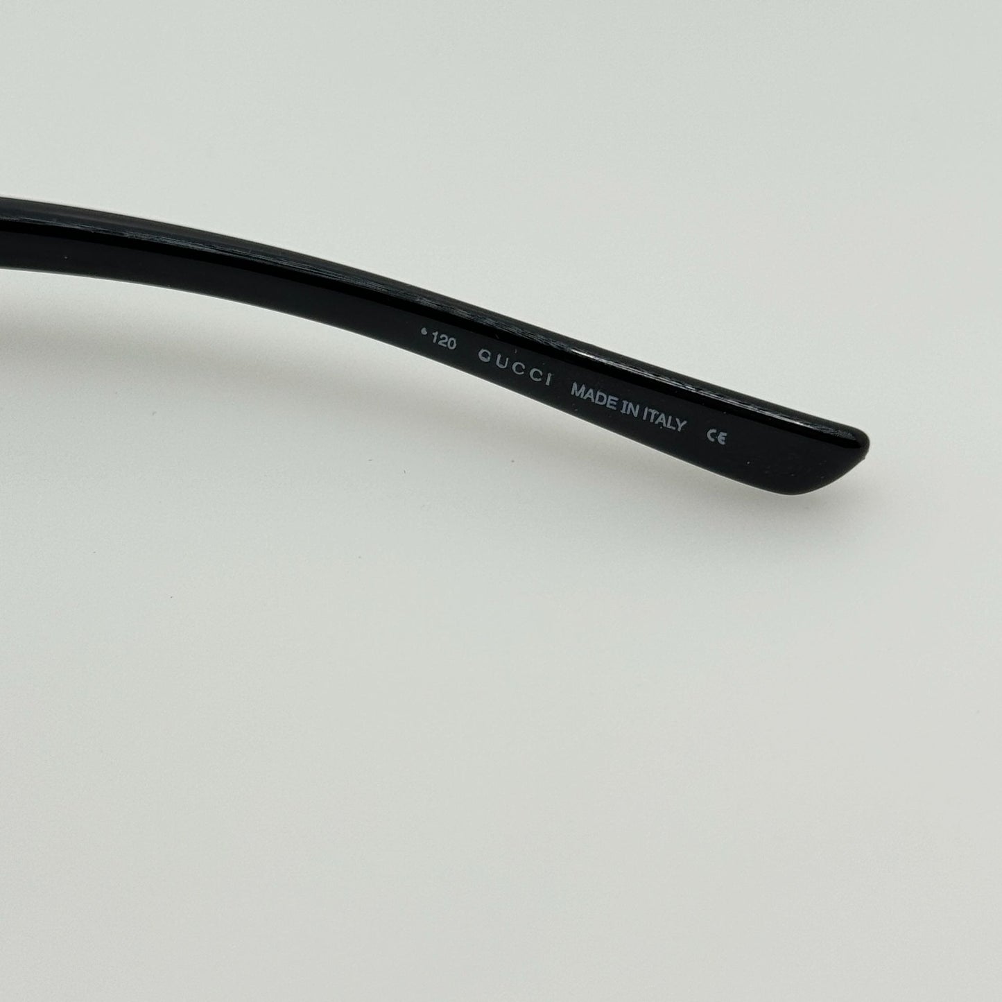 Gucci Sunglasses GG 1441/S L09 120 Vintage Retro Black Italy