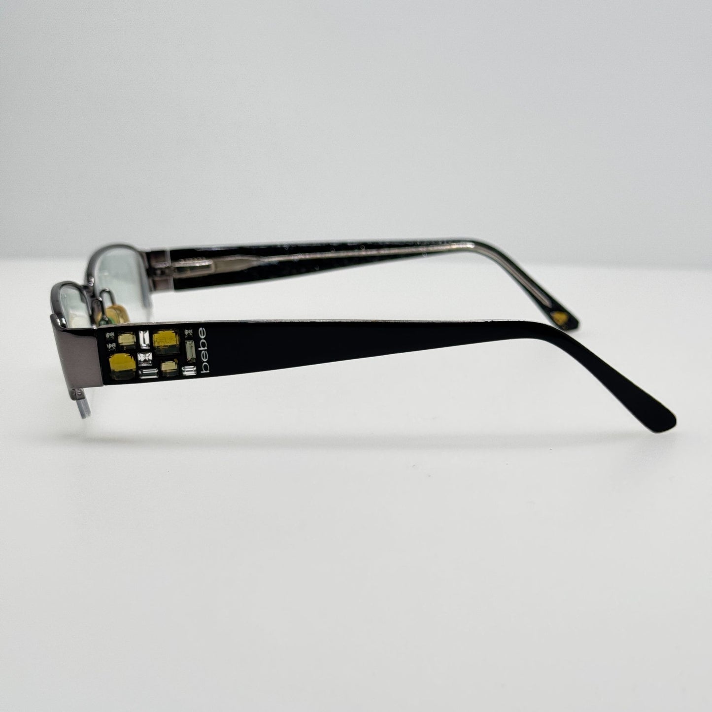 Bebe Eyeglasses Eye Glasses Frames BB 5015 Black Diamond Amorous 51-17-135