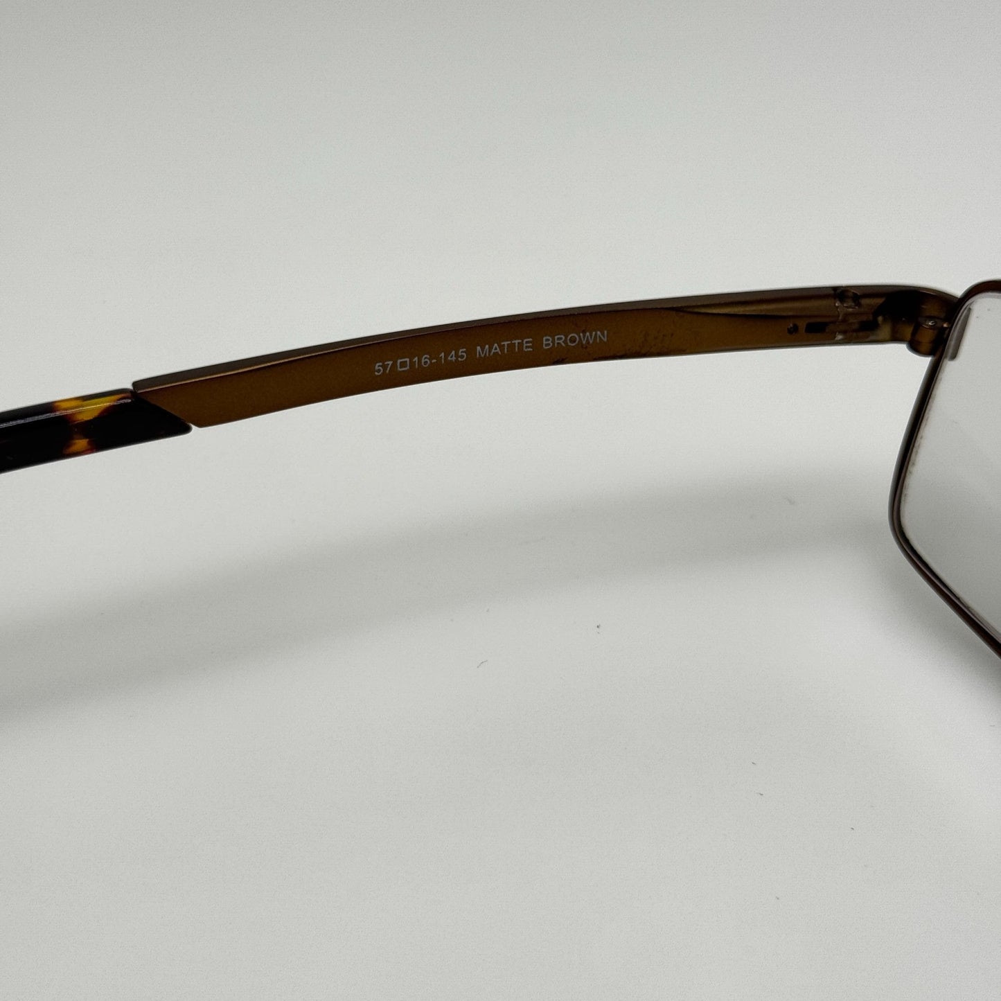 BMEC Big Moment Matte Brown Eyeglasses Eye Glasses Frames 57-16-145