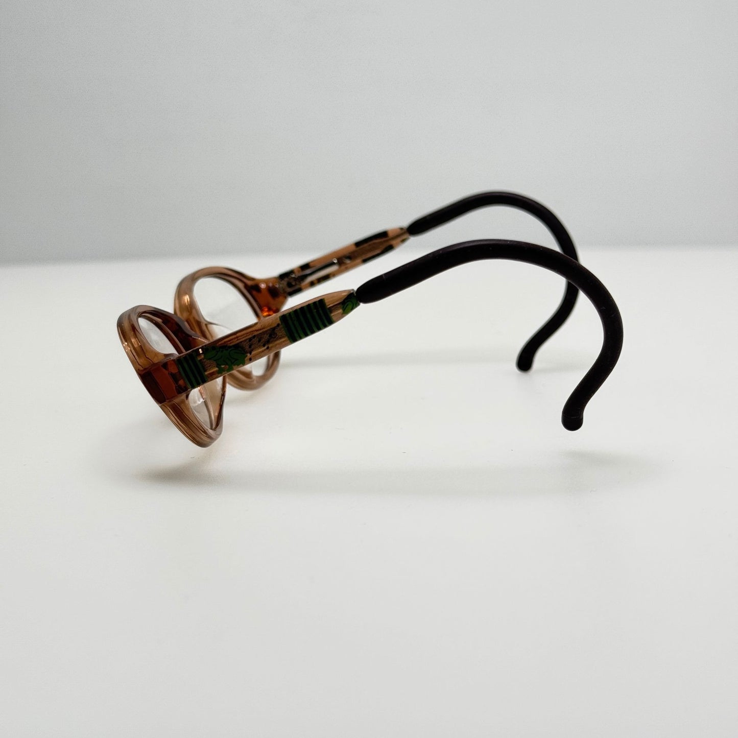 Dilli Dalli Eyeglasses Eye Glasses Frames Half Pint Brown 38-16-110