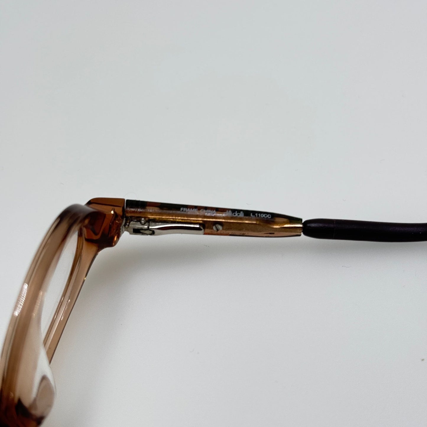 Dilli Dalli Eyeglasses Eye Glasses Frames Half Pint Brown 38-16-110