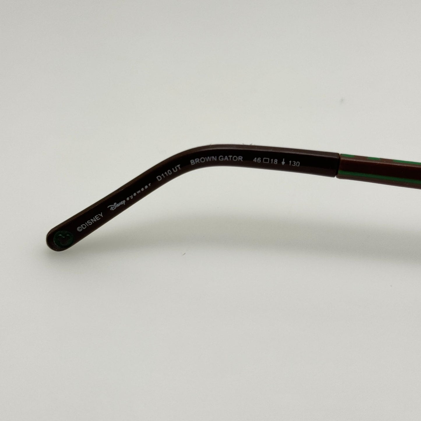 Disney D110 UT Brown Gator Eyeglasses Eye Glasses Frames Kids 46-18-130