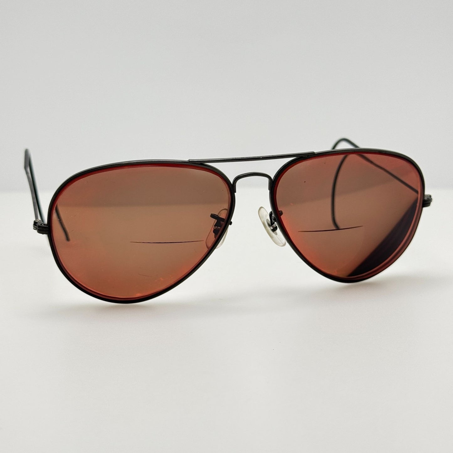 Ray Ban Eyeglasses Eye Glasses Frames Aviator Bausch & Lomb Black 62-14