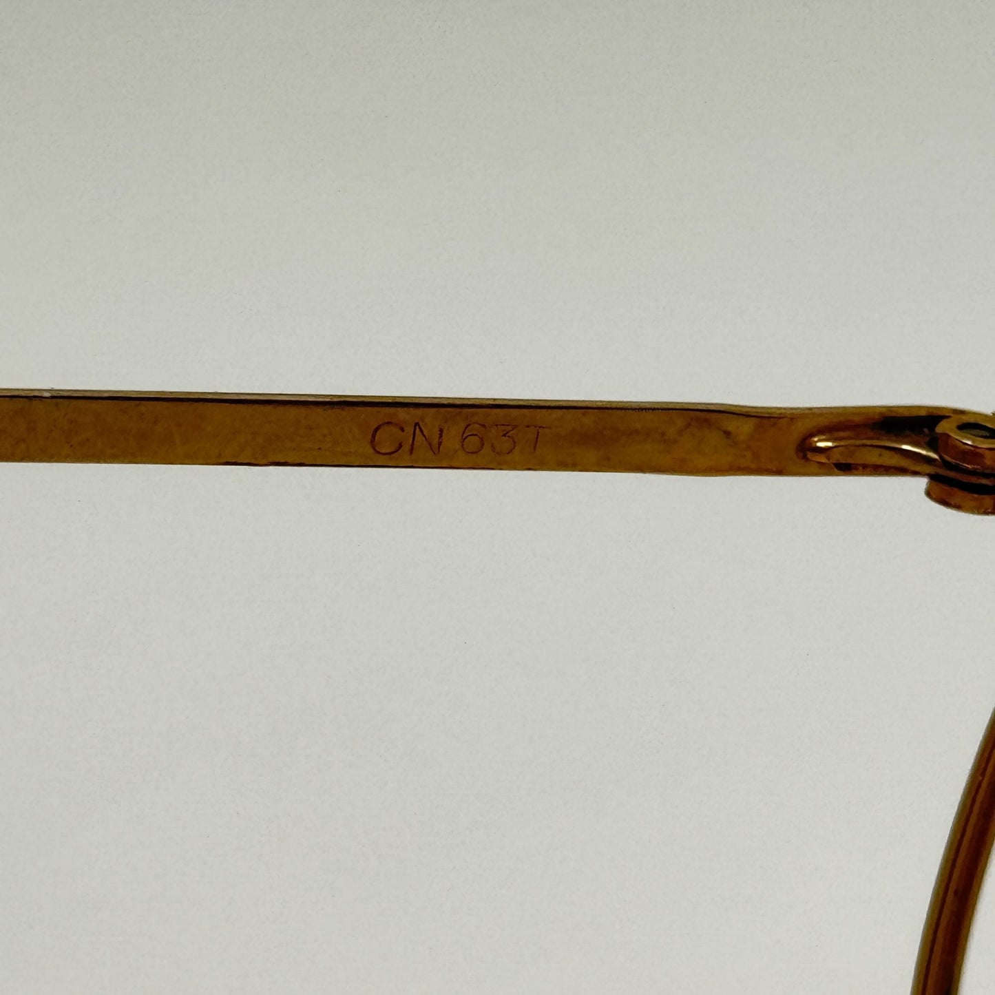 American Optical CN63T Eyeglasses Eye Glasses Frames AO Pilot 1/10 - 12k GF 62