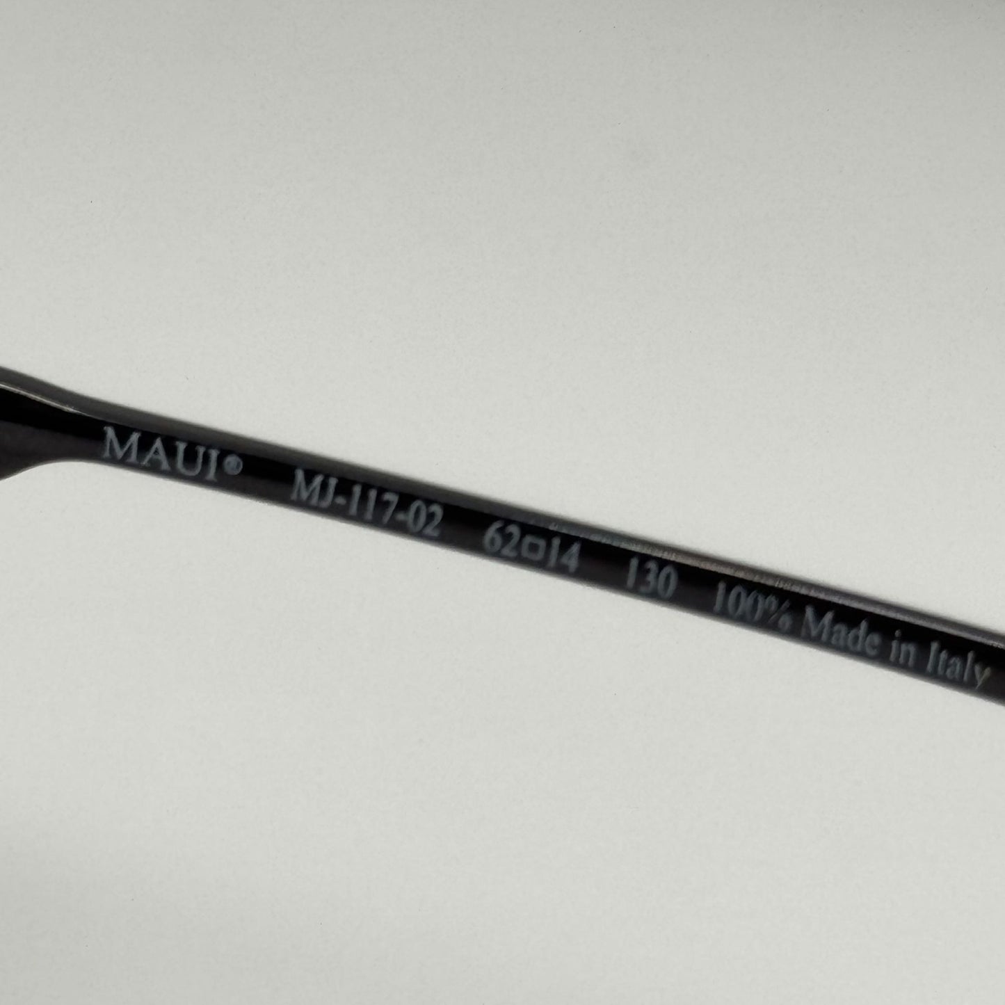 Maui Jim MJ-117-02 Eyeglasses Eye Glasses Frames Italy 62-14-130