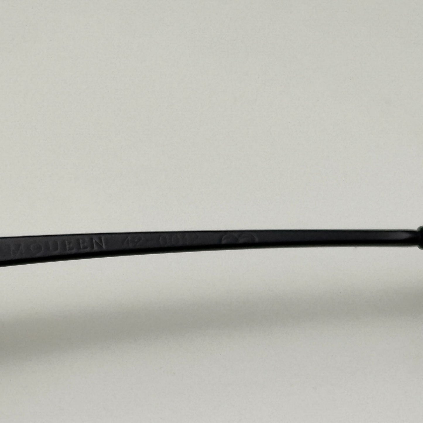 Alexander McQueen 42-0012 Black Eyeglasses Eye Glasses Frames Japan 50-18-140