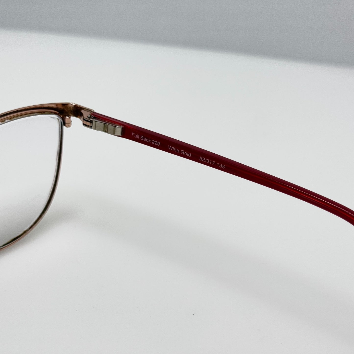 Lisa Loeb Eyeglasses Eye Glasses Frames Fall Back 229 Wine Gold 52-17-135